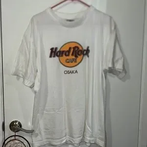 Hard Rock Cafe ネイビーシャツ M OSAKA Hard Rock Cafe OSAKAハードロックカフェ大阪Tシャツ サイズS